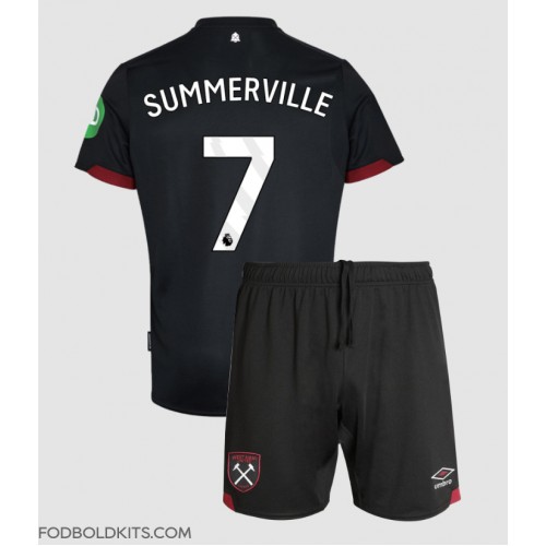 West Ham United Crysencio Summerville #7 Udebanesæt Børn 2024-25 Kortærmet (+ Korte bukser)